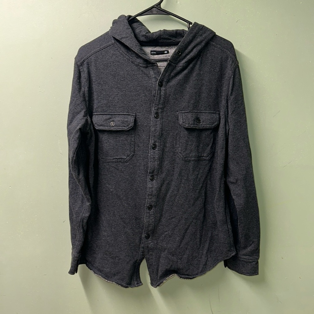 Ocean current men’s button down sweatshirt